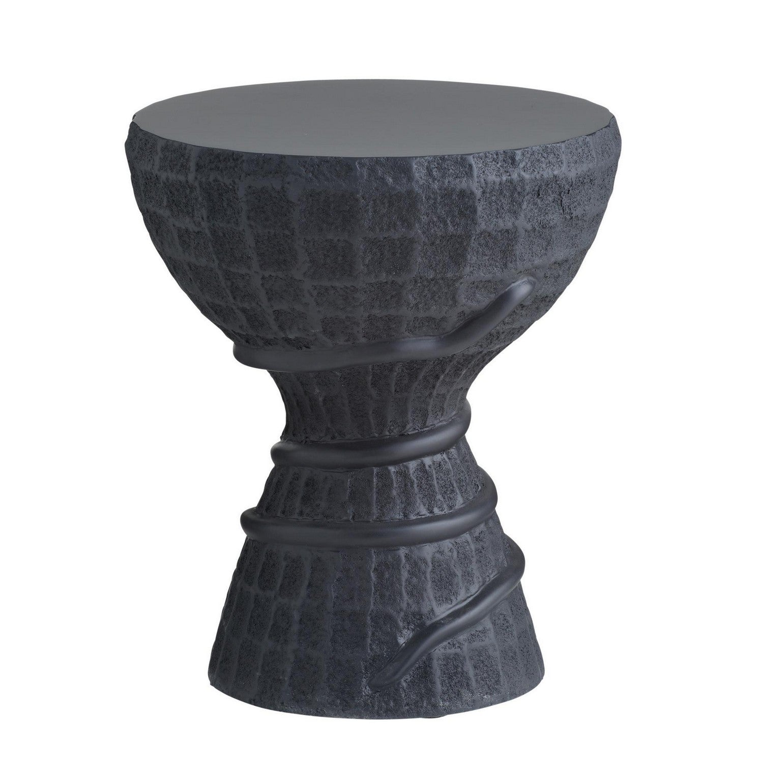 Arteriors - FAS15 - Outdoor Accent Table - Kobra - Black Volcanic Ash