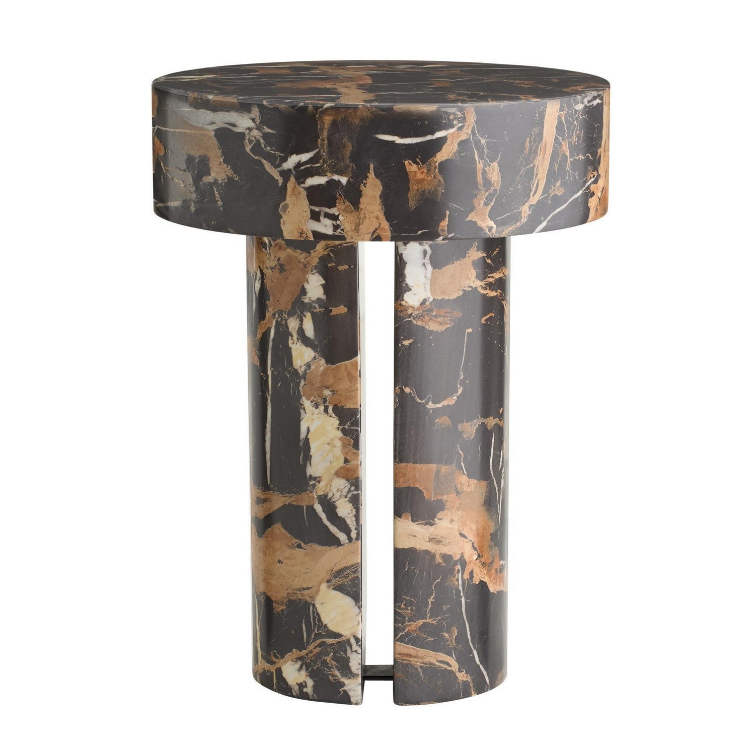 Arteriors - FES16 - End Table - Kopi - Espresso & White