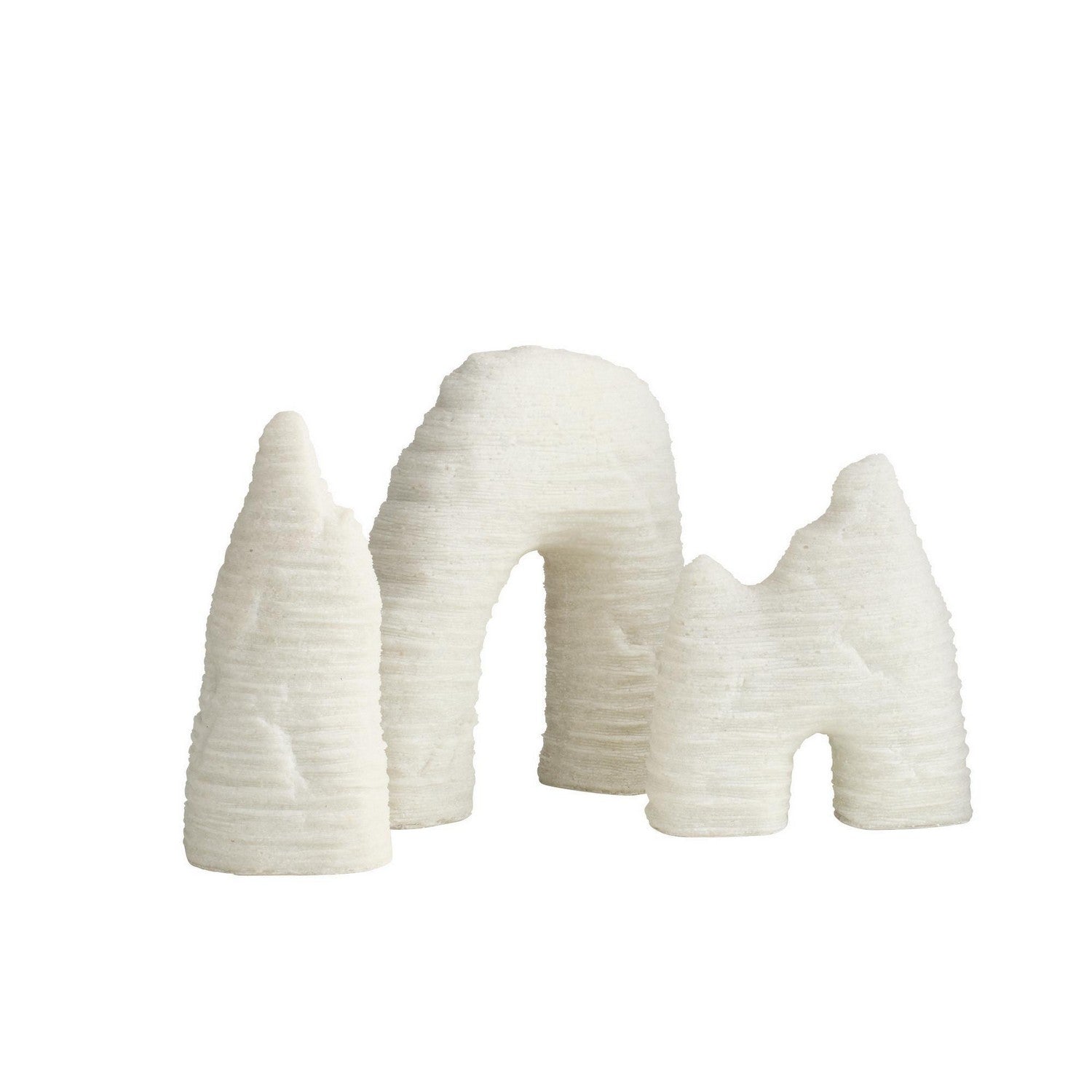Arteriors - ASC36 - Sculptures, Set of 3 - Isla - Ivory