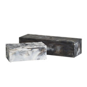 Arteriors - ARS07 - Boxes, Set of 2 - Kayce - Black & White