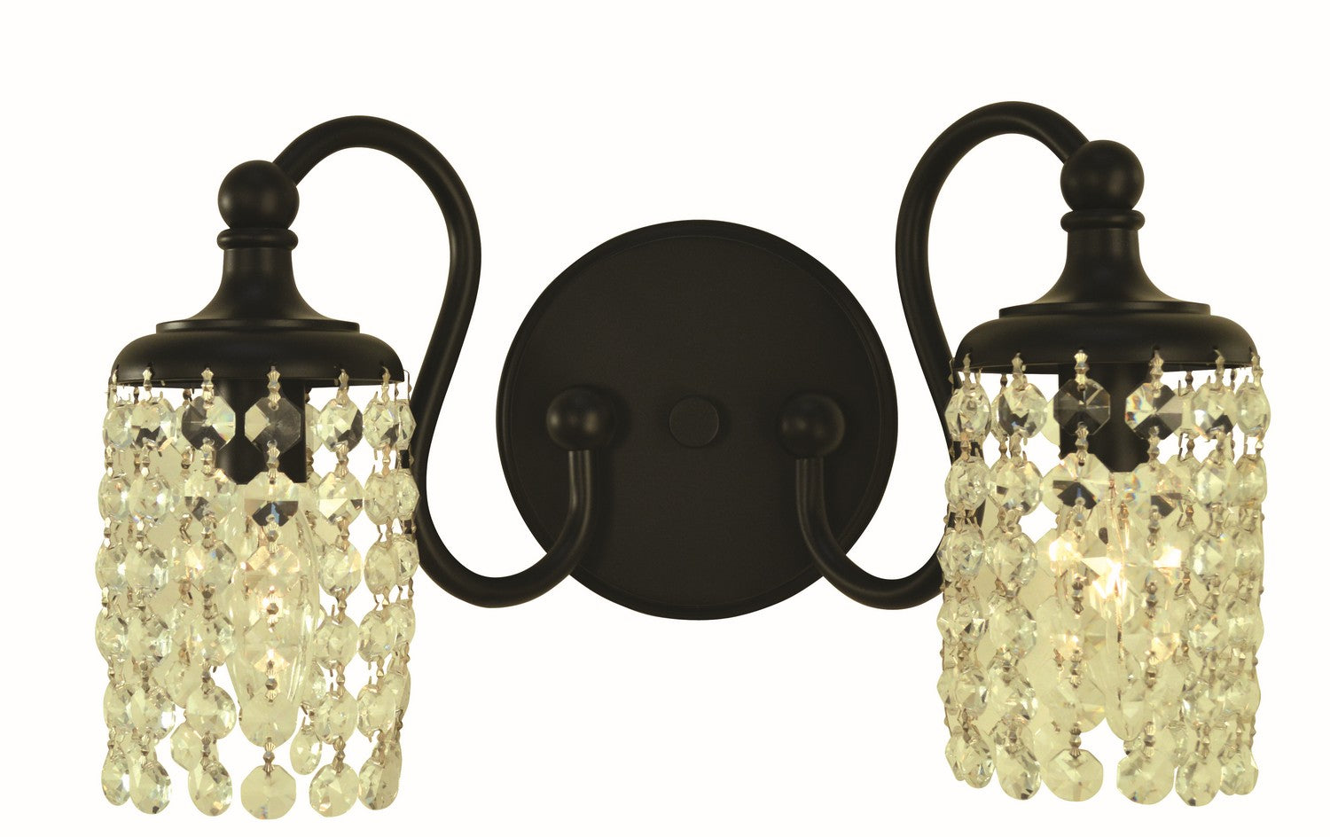 Framburg - 5902 MBLACK - Two Light Wall Sconce - Eliana - Matte Black