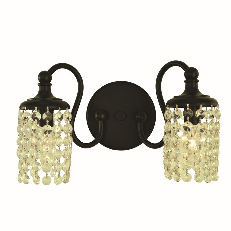 Framburg - 5902 MBLACK - Two Light Wall Sconce - Eliana - Matte Black