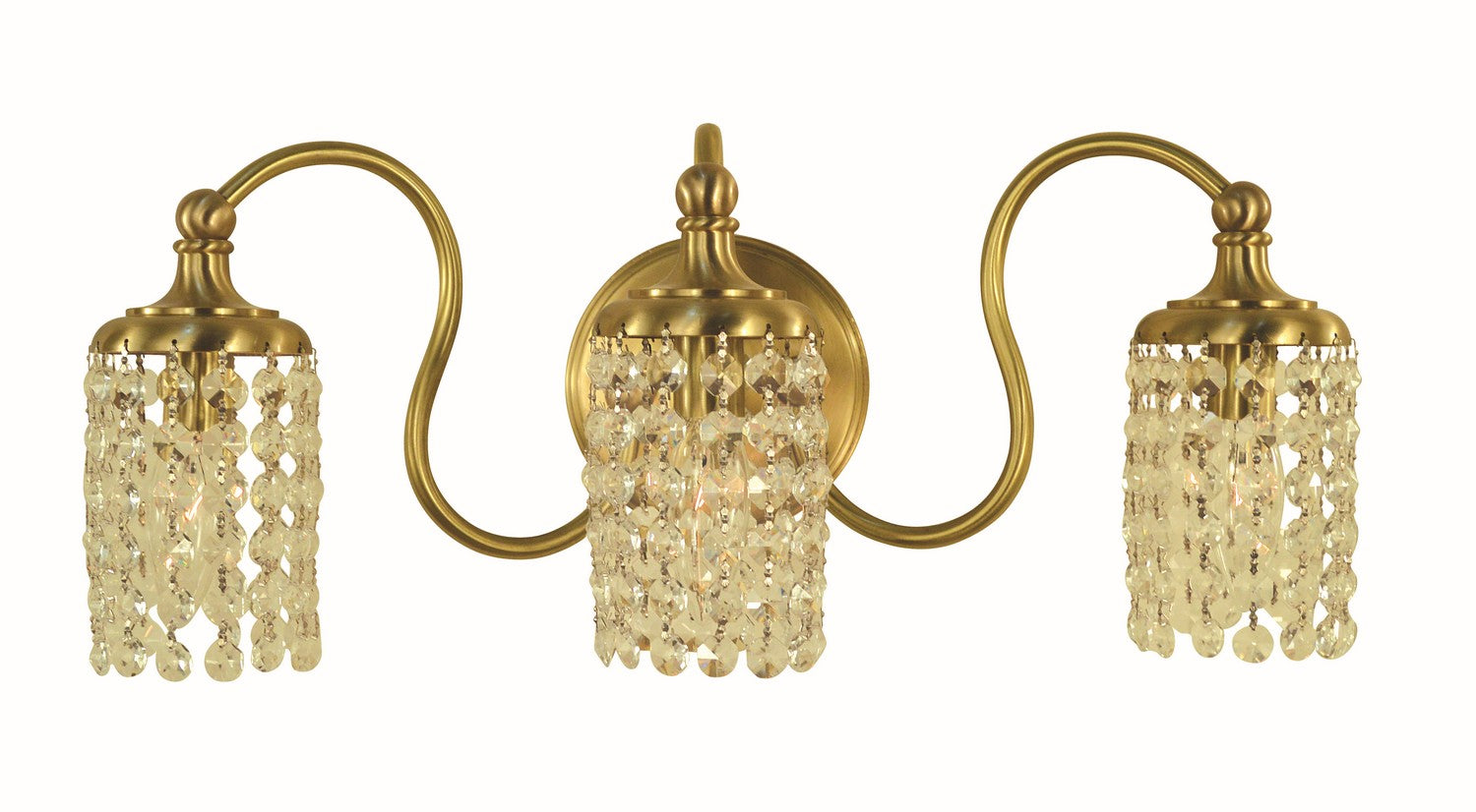 Framburg - 5903 BR - Three Light Wall Sconce - Eliana - Brushed Brass