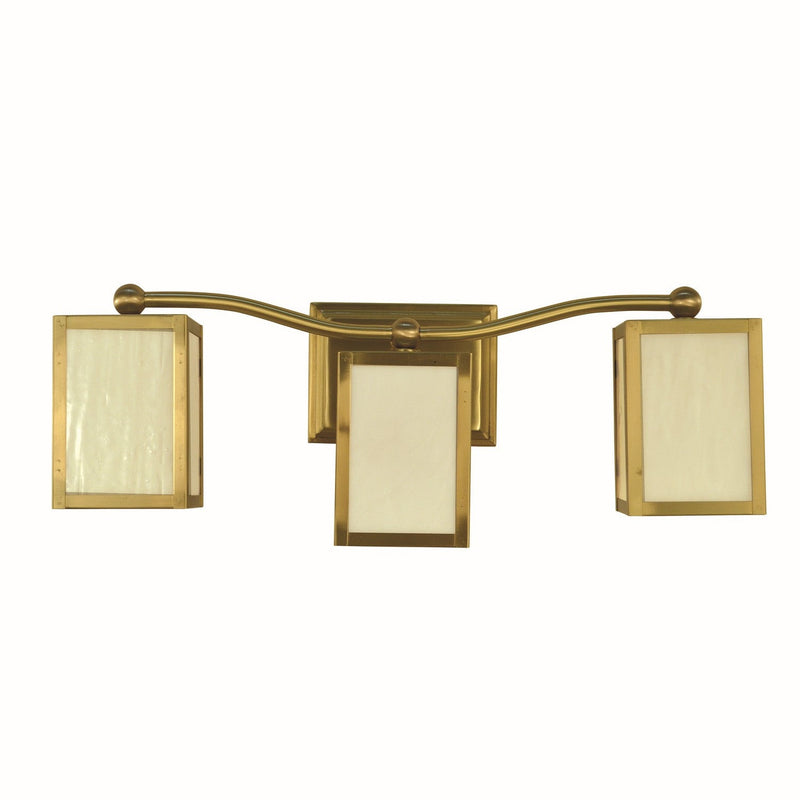 Framburg - 5908 BR - Three Light Wall Sconce - Asher - Brushed Brass