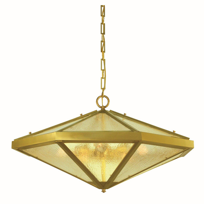 Framburg - 5912 BR - Five Light Chandelier - Nova - Brushed Brass