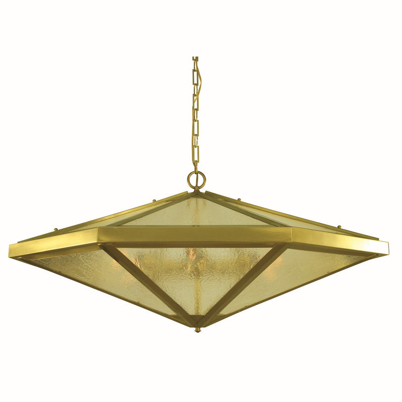 Framburg - 5914 BR - Six Light Chandelier - Nova - Brushed Brass