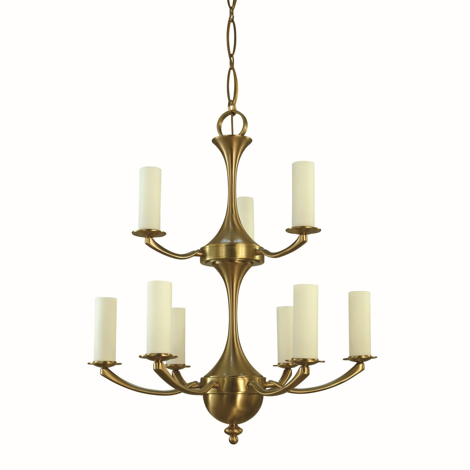 Framburg - 5929 BR - Nine Light Chandelier - Atherton - Brushed Brass
