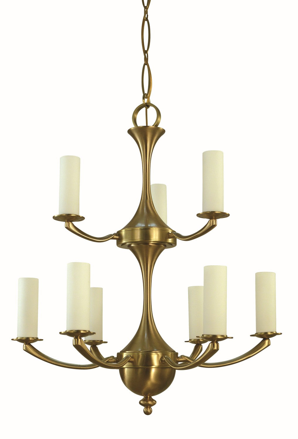 Framburg - 5929 BR - Nine Light Chandelier - Atherton - Brushed Brass