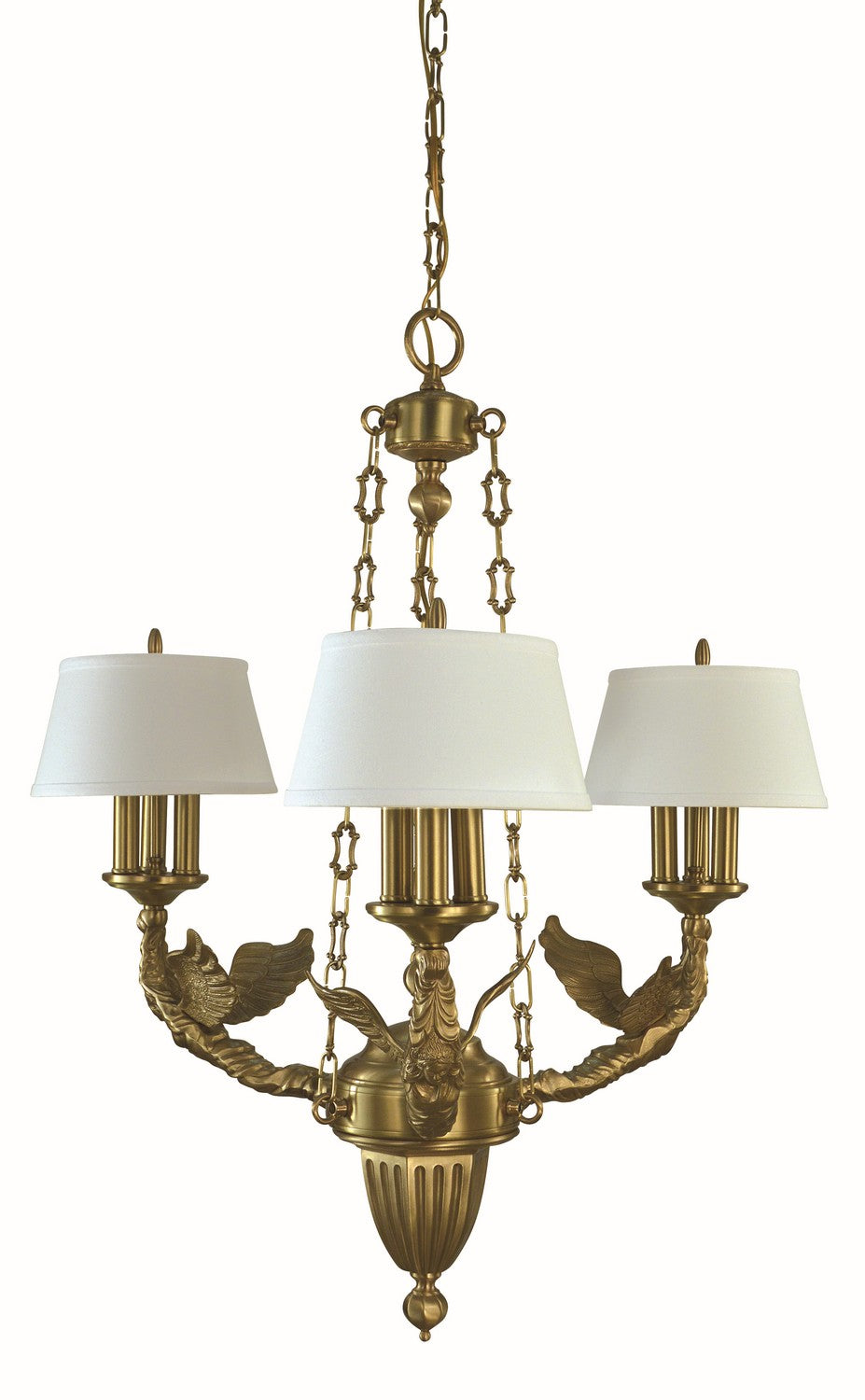 Framburg - 5940 BR - Nine Light Chandelier - Ascension - Brushed Brass