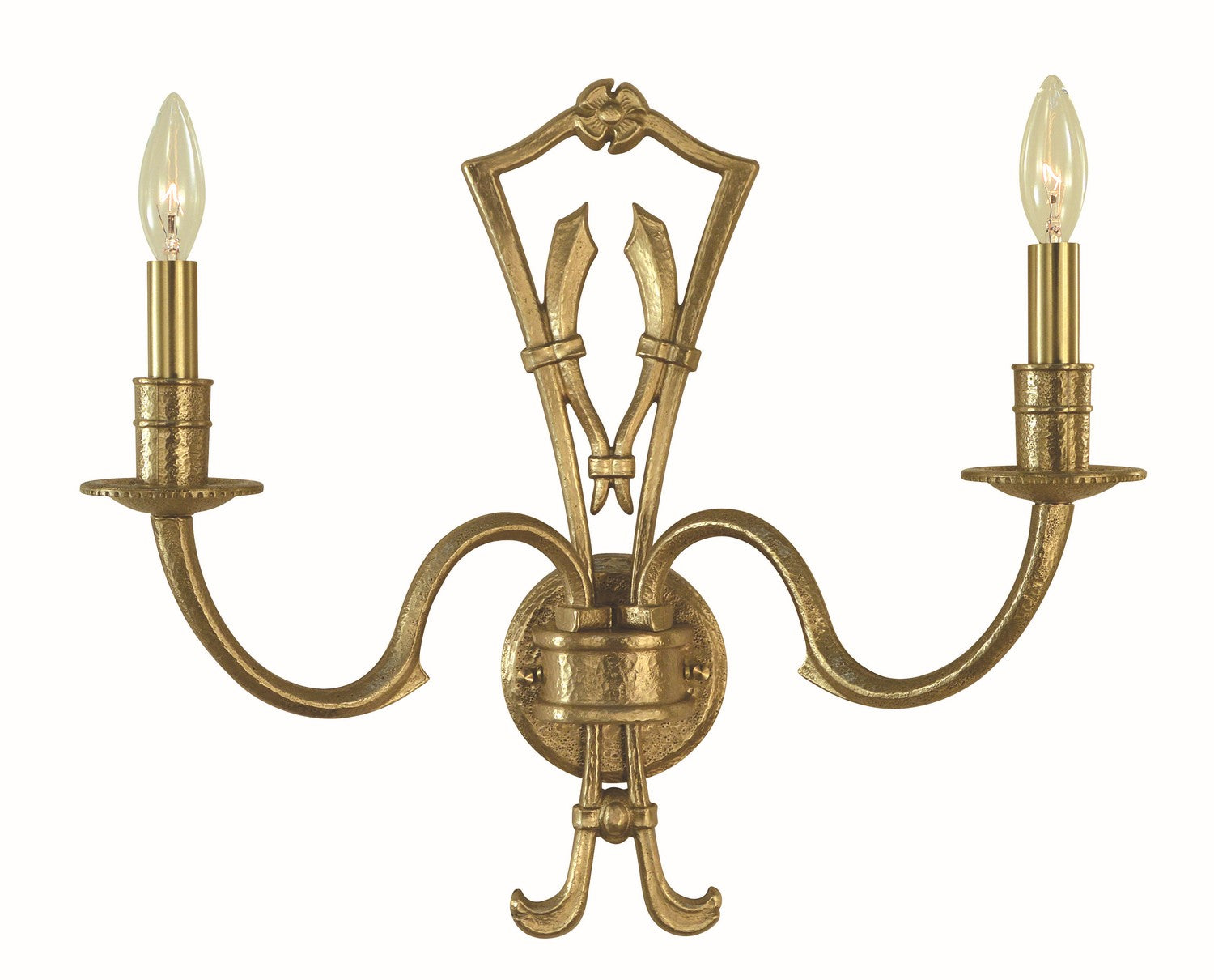 Framburg - 5942 BR - Two Light Wall Sconce - Matera - Brushed Brass