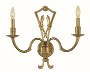 Framburg - 5942 BR - Two Light Wall Sconce - Matera - Brushed Brass