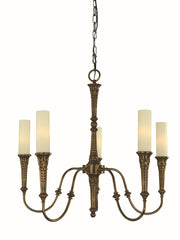 Framburg - 5975 AB - Five Light Chandelier - Old Greenwich - Antique Brass