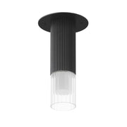 ET2 - E11014-144BK - LED Flush Mount - Reeds - Black