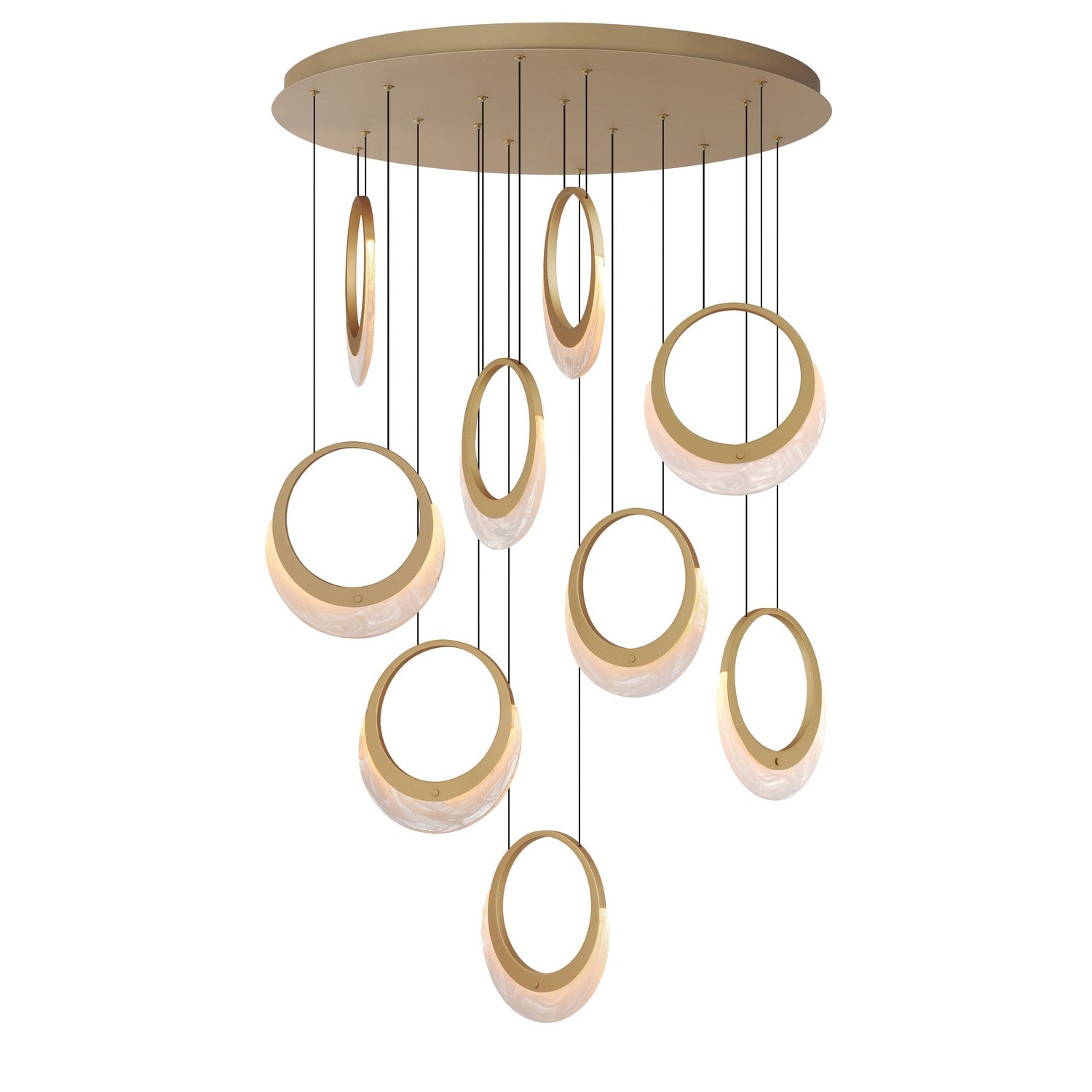ET2 - E23918-112GLD - LED Pendant - Lyra - Gold