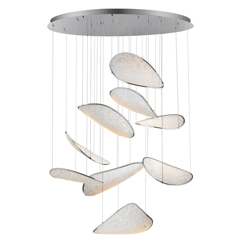 ET2 - E24979-PC - LED Pendant - Moonscapes - Polished Chrome