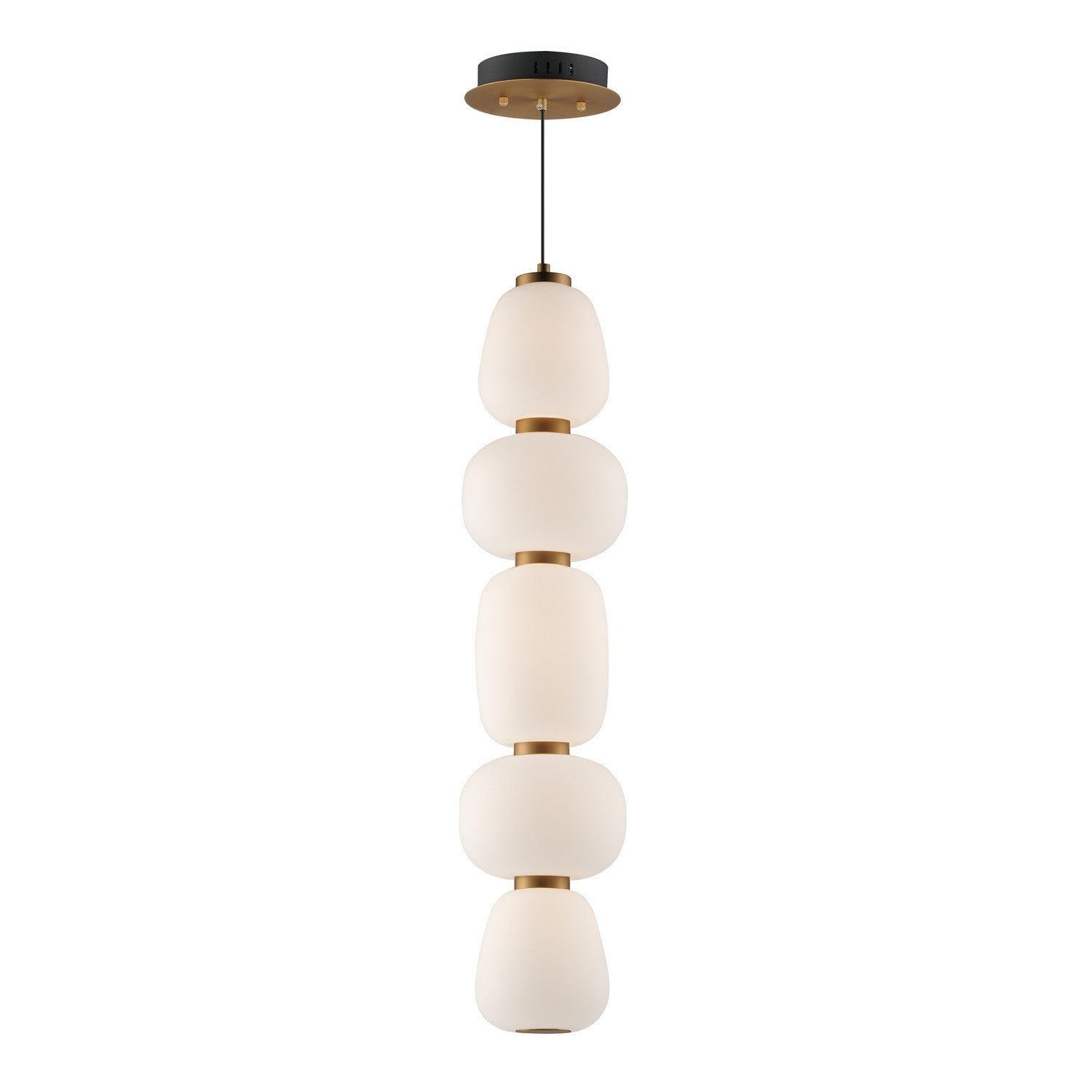 ET2 - E25165-92BKGLD - LED Pendant - Soji - Black / Gold