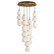 ET2 - E25169-92BKGLD - LED Chandelier - Soji - Black / Gold