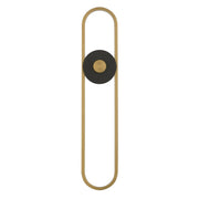 ET2 - E42108-BKGLD - LED Outdoor Wall Sconce - Gravity - Black / Gold