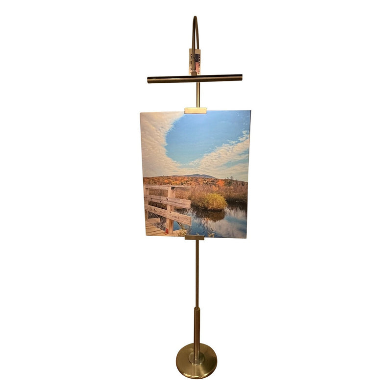 House of Troy - RN302-SN - LED Floor Lamp - River North - Satin Nickel