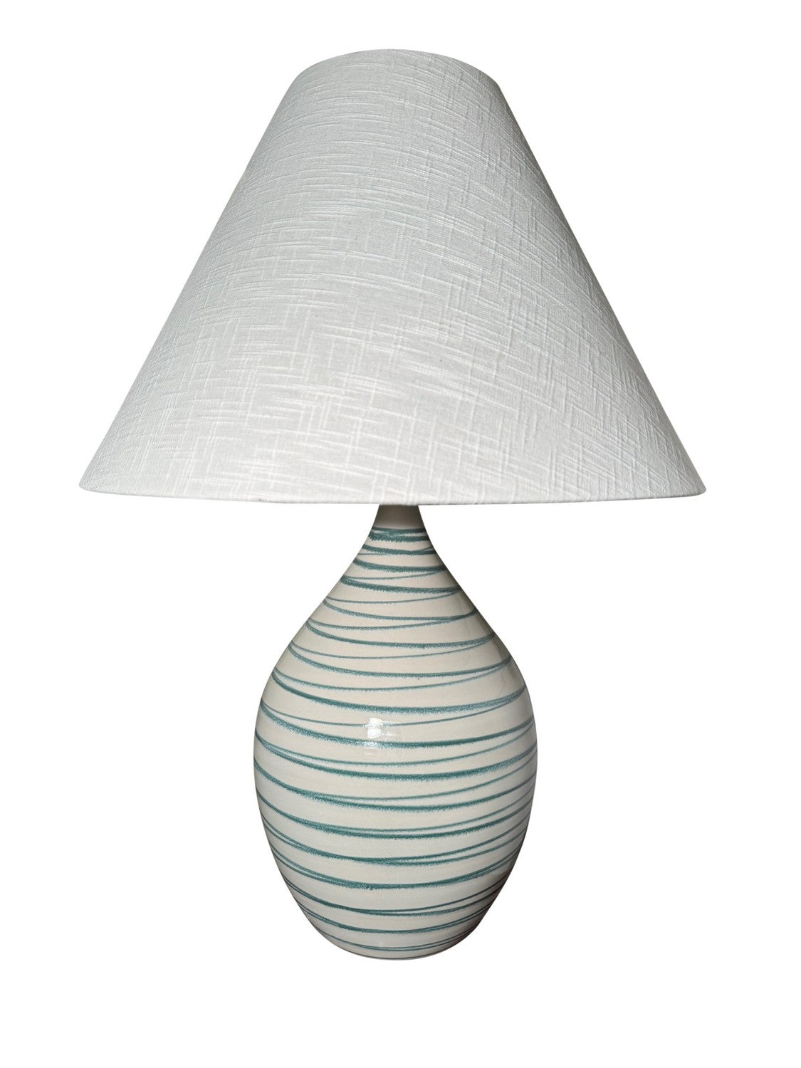House of Troy - GS400-EW - One Light Table Lamp - Scatchard - Emerald Wave