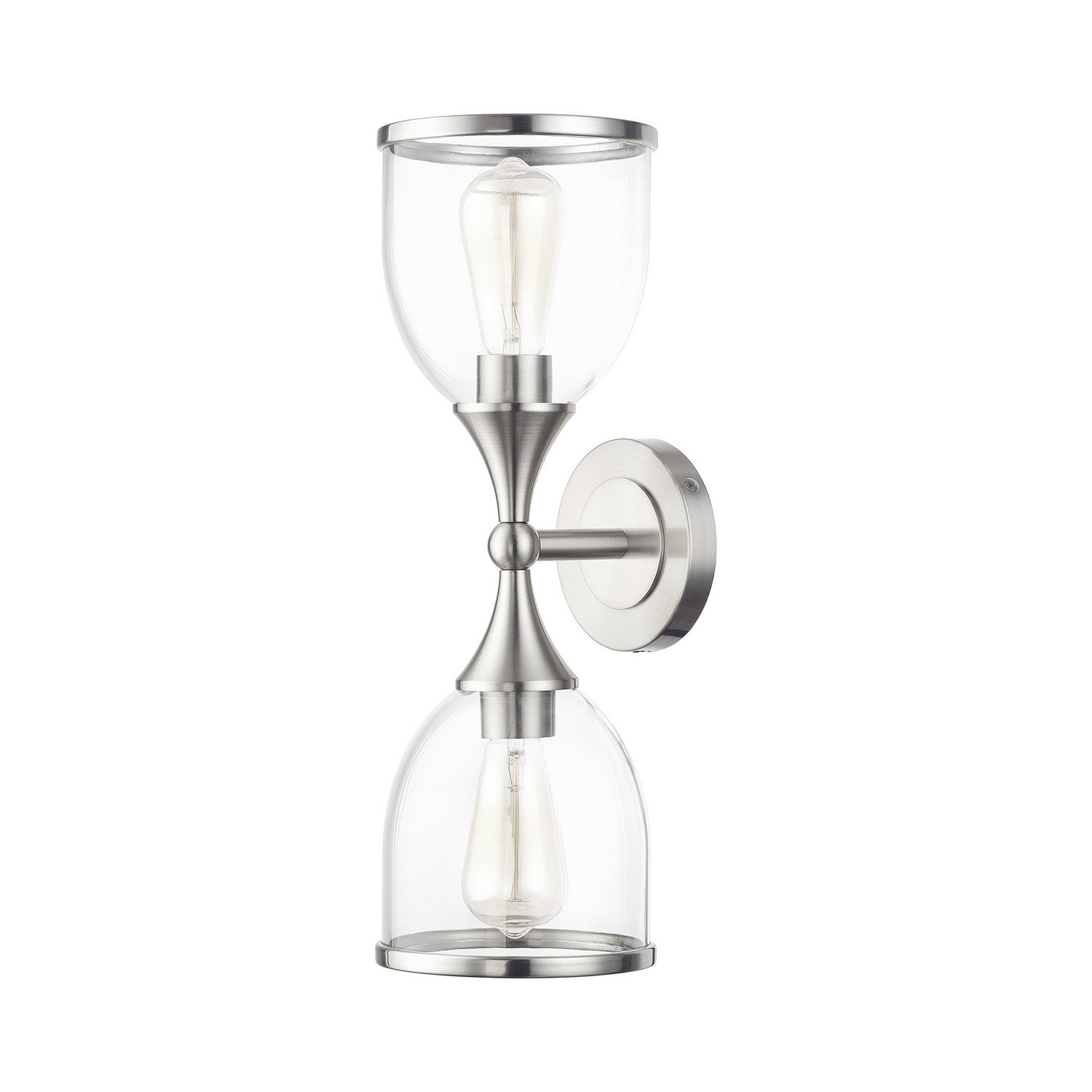 Livex Lighting - 14132-91 - Two Light Vanity Sconce - Ashridge - Brushed Nickel