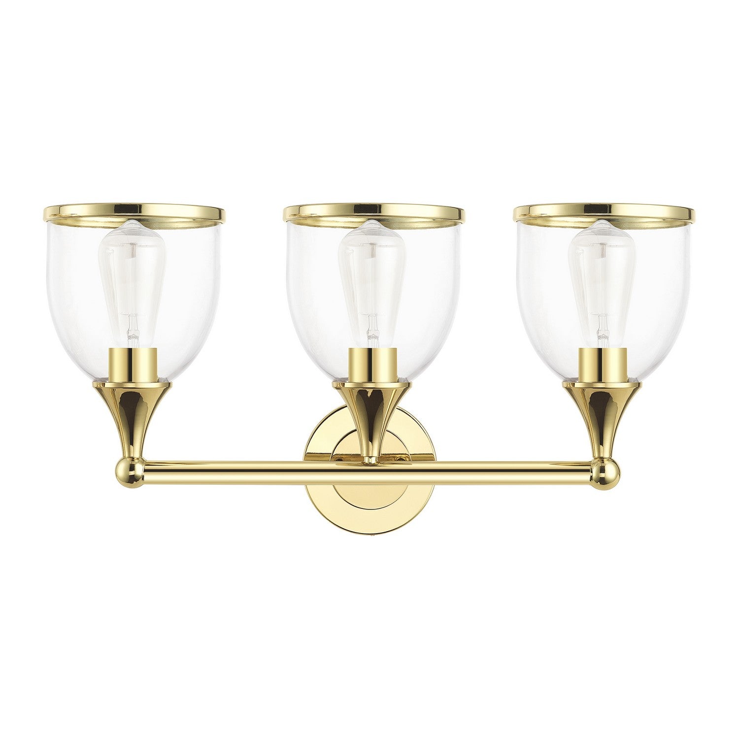 Livex Lighting - 14133-02 - Three Light Vanity Sconce - Ashridge - Polished Brass