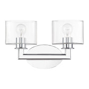 Livex Lighting - 17912-05 - Two Light Vanity Sconce - Bernardino - Polished Chrome