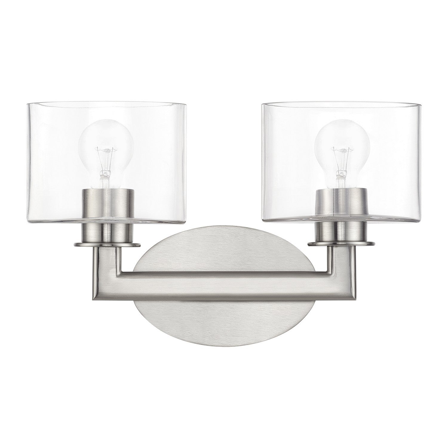 Livex Lighting - 17912-91 - Two Light Vanity Sconce - Bernardino - Brushed Nickel
