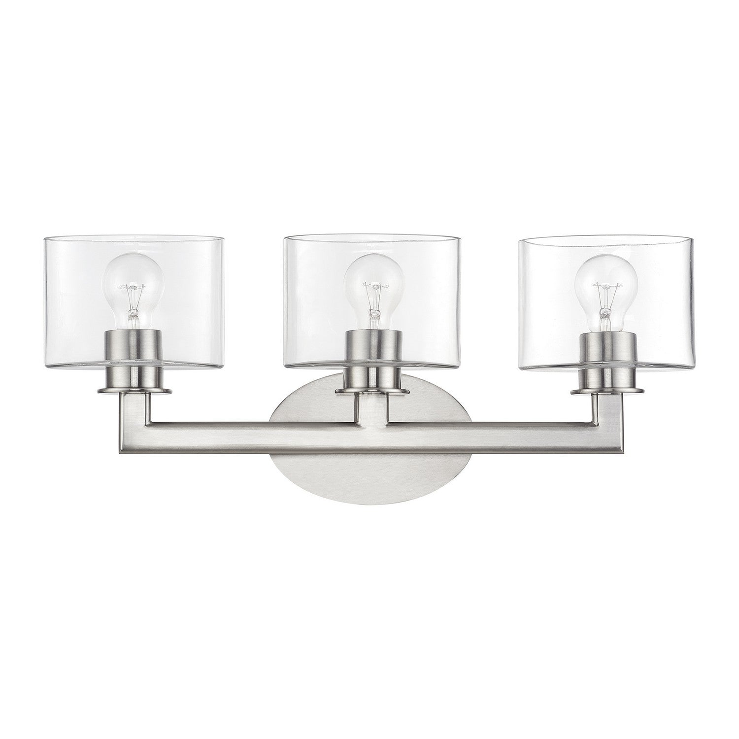 Livex Lighting - 17913-91 - Three Light Vanity Sconce - Bernardino - Brushed Nickel