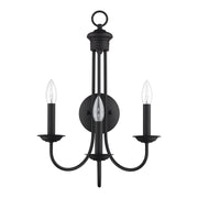 Livex Lighting - 42673-04 - Three Light Wall Sconce - Estate - Black