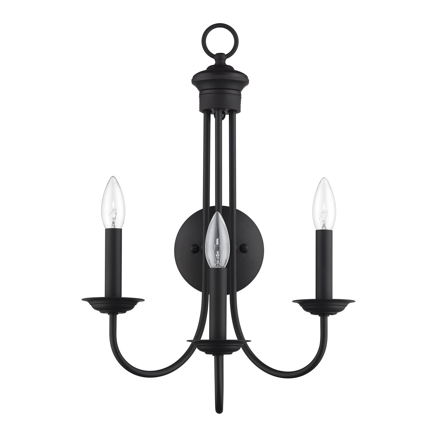 Livex Lighting - 42673-04 - Three Light Wall Sconce - Estate - Black