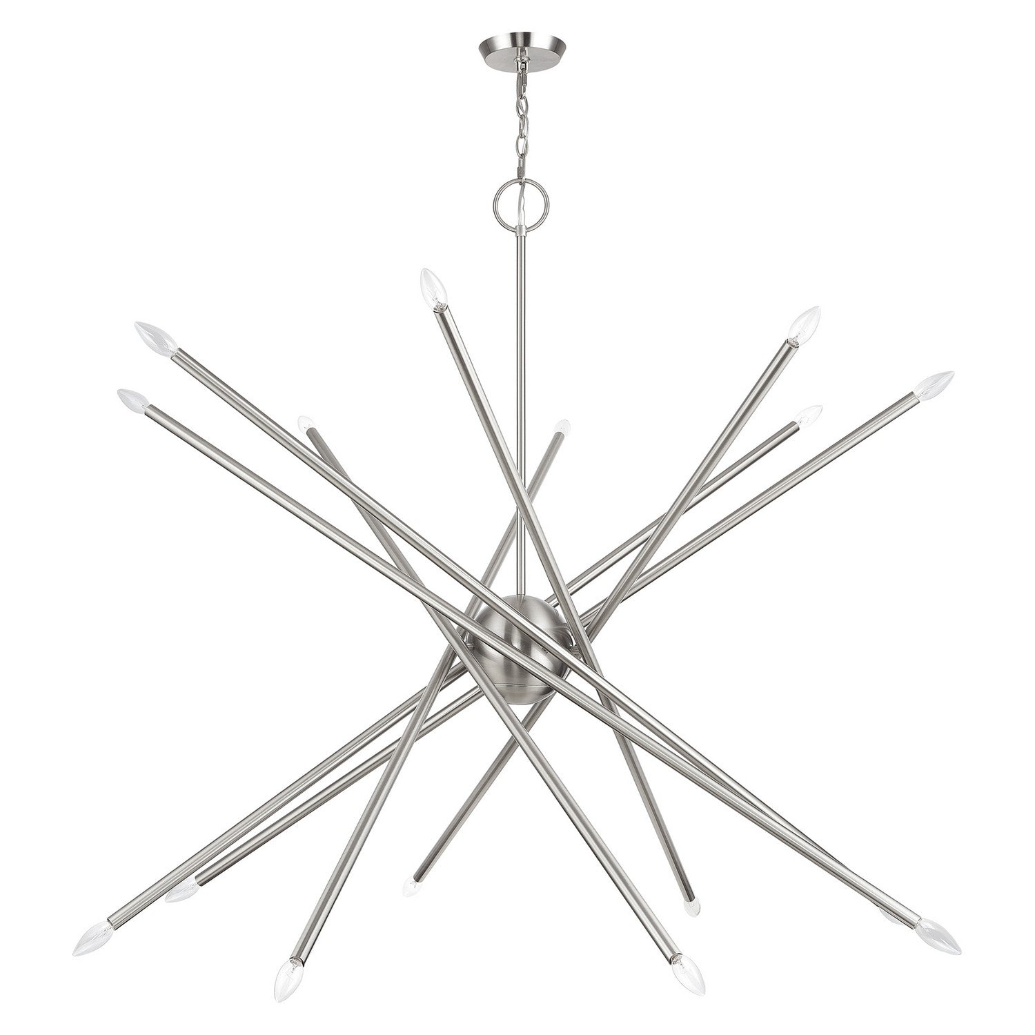 Livex Lighting - 46758-91 - 16 Light Foyer Chandelier - Soho - Brushed Nickel