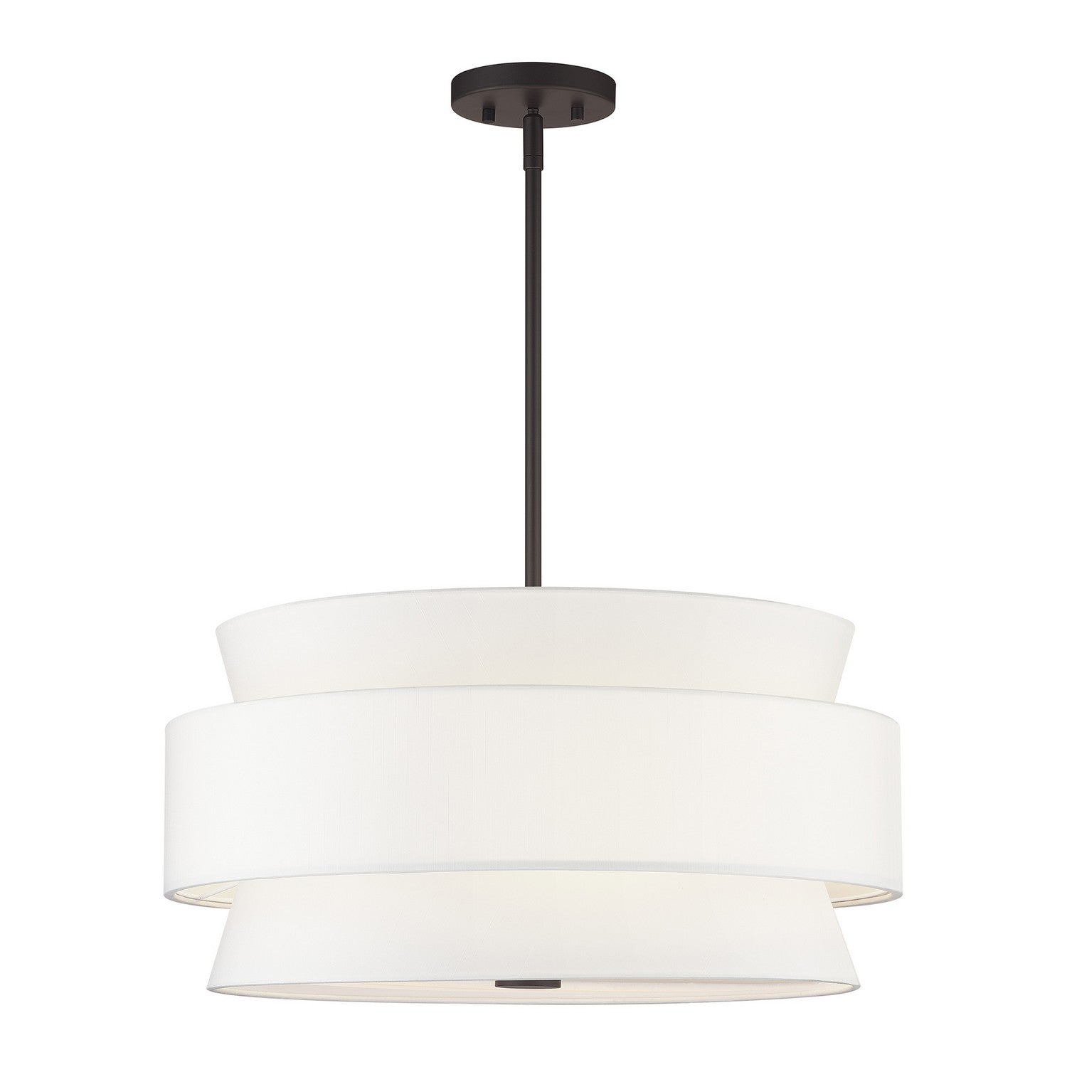 Livex Lighting - 60025-07 - Five Light Pendant Chandelier - Fontana - Bronze