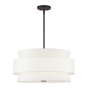 Livex Lighting - 60025-07 - Five Light Pendant Chandelier - Fontana - Bronze