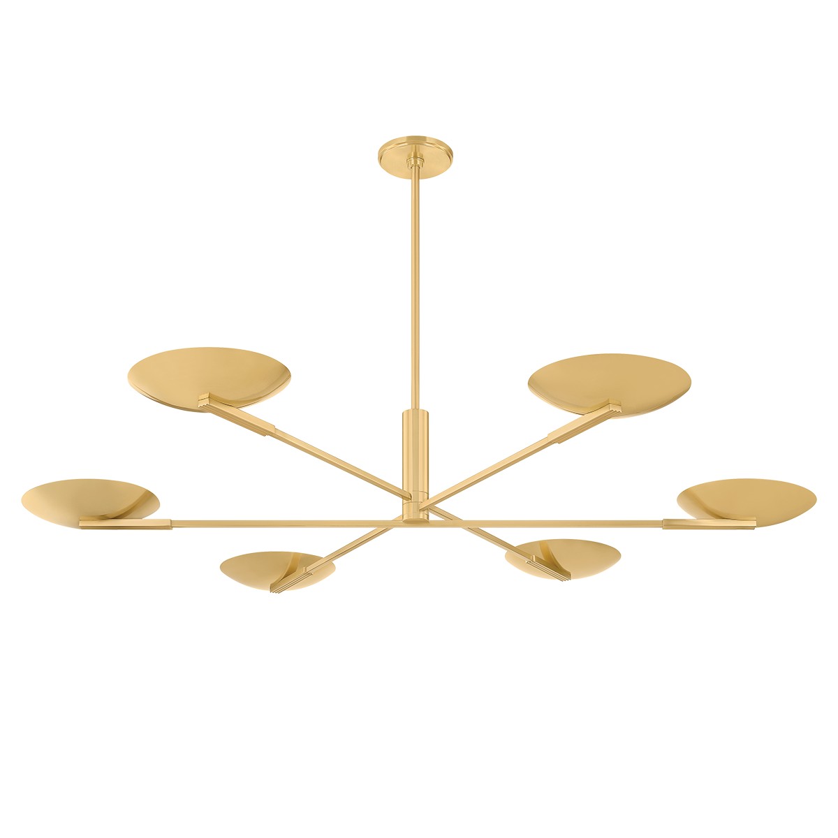 Hudson Valley - 1506-AGB - LED Chandelier - Johnson - Aged Brass