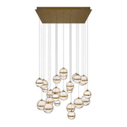 W.A.C. Lighting - PD-77525S-AB - LED Chandelier - Cyllindra - Aged Brass