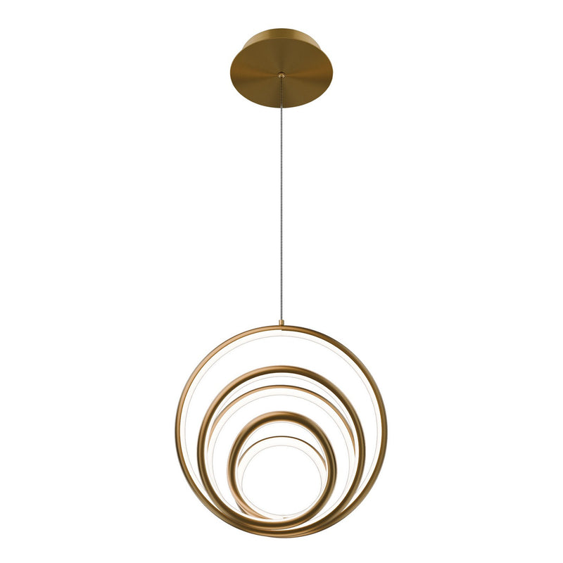 W.A.C. Lighting - PD-81513-30-AB - LED Pendant - Hoopla - Aged Brass
