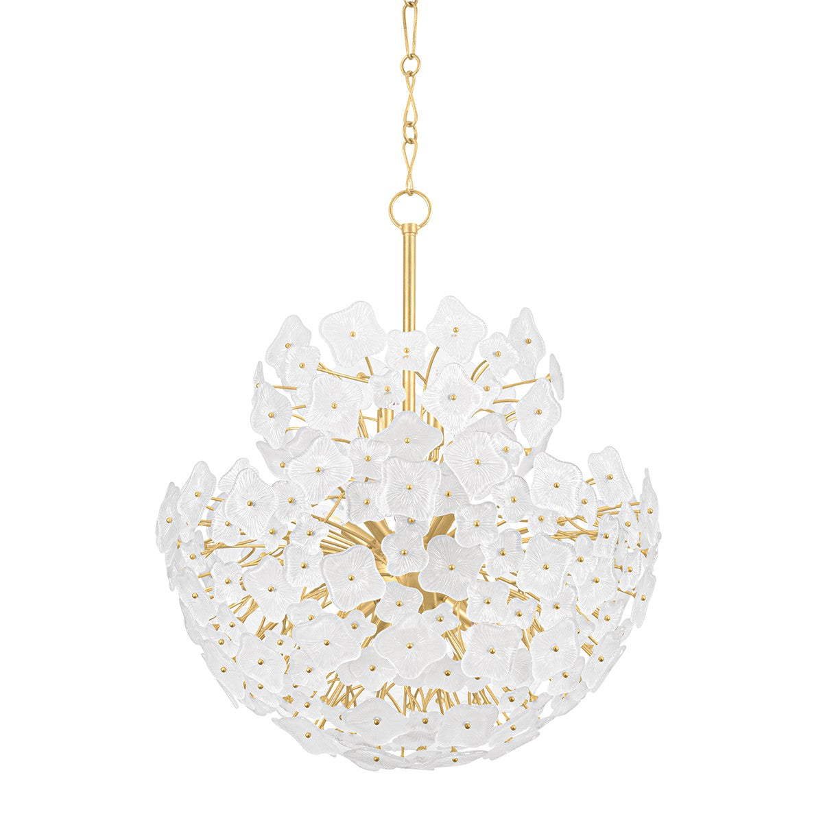 Hudson Valley - 5613-VGL - 13 Light Chandelier - Barrytown - Vintage Gold Leaf