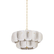 Hudson Valley - 6624-VGL - Eight Light Chandelier - Amalfi - Vintage Gold Leaf