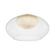 Hudson Valley - 9019-AGB - LED Flush Mount - Moore - Aged Brass