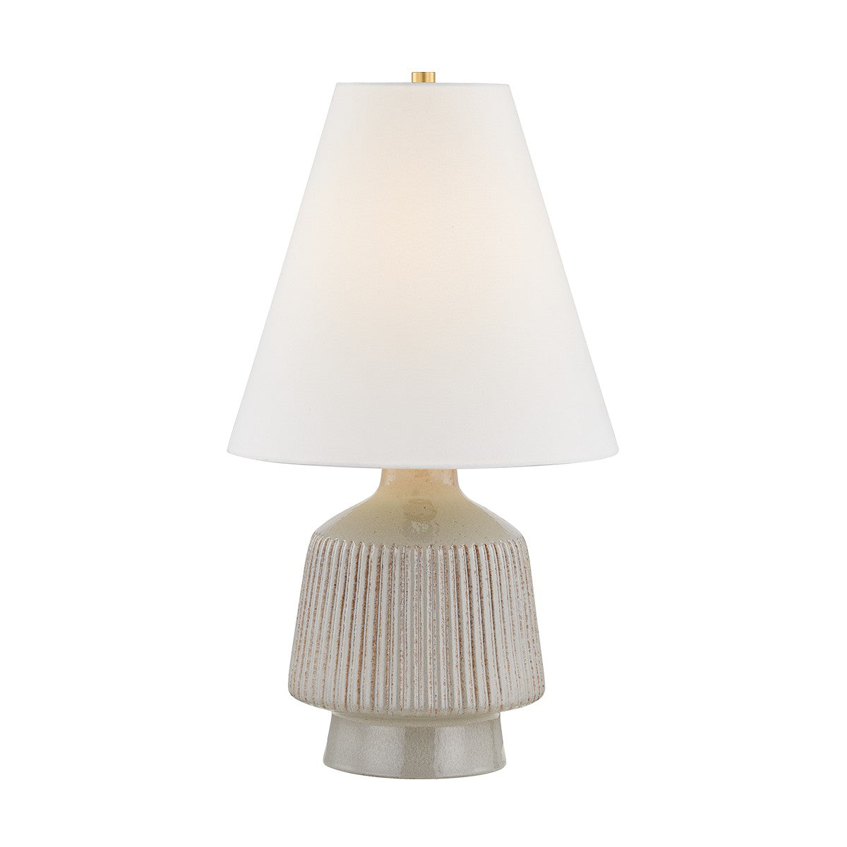 Hudson Valley - CBL5128-AGB/CCN - One Light Table Lamp - King - Aged Brass/Ceramic Coccon