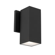 W.A.C. Lighting - WS-W220208-CS-BK - LED Wall Sconce - Cubix - Black