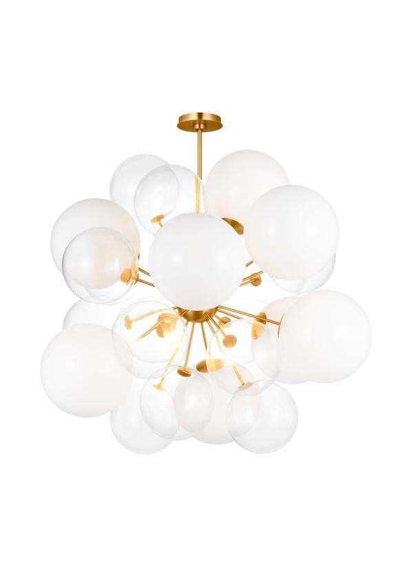 Visual Comfort Studio - KSC1119BBS - Nine Light Chandelier - Aria - Burnished Brass