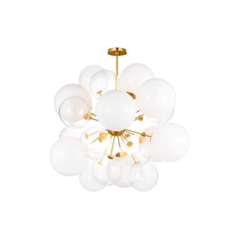 Visual Comfort Studio - KSC1119BBS - Nine Light Chandelier - Aria - Burnished Brass