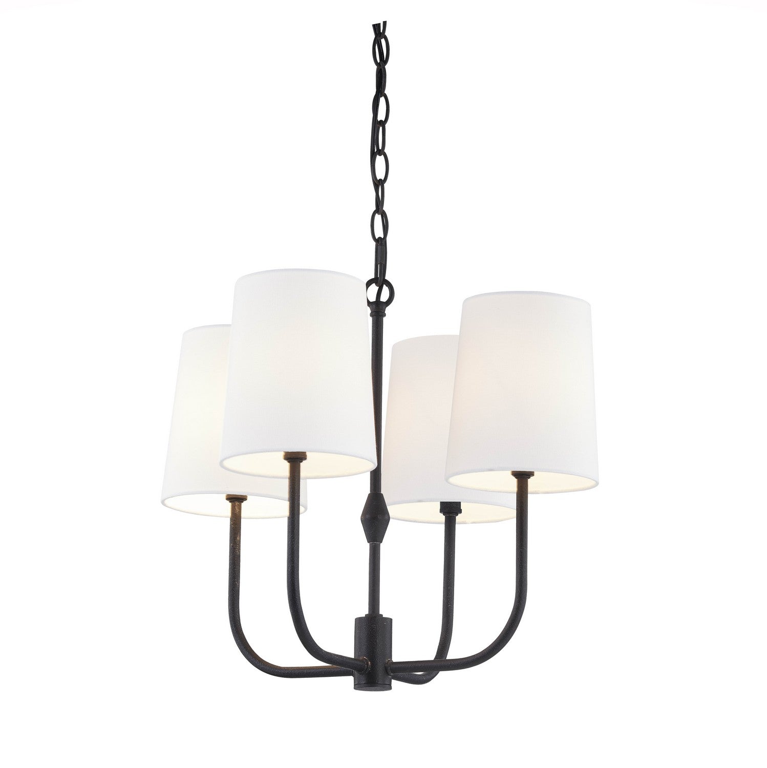 Forty West - 10305 - Four Light Chandelier - Tia - Black