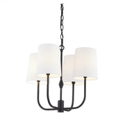 Forty West - 10305 - Four Light Chandelier - Tia - Black