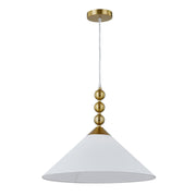 Forty West - 10314 - One Light Pendant - Ashby - Golden Brass