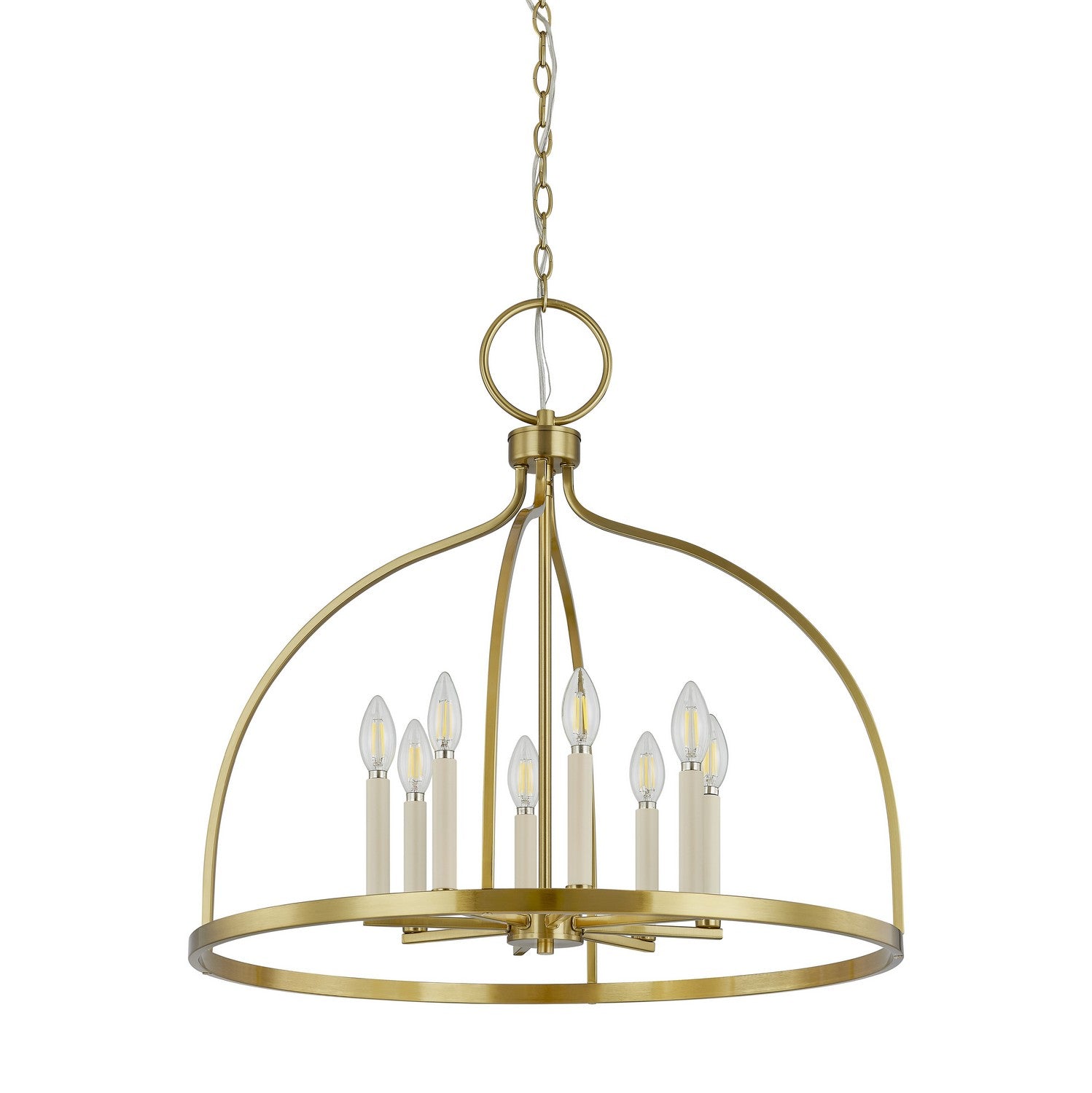 Forty West - 10323 - Eight Light Chandelier - Jane - Gold