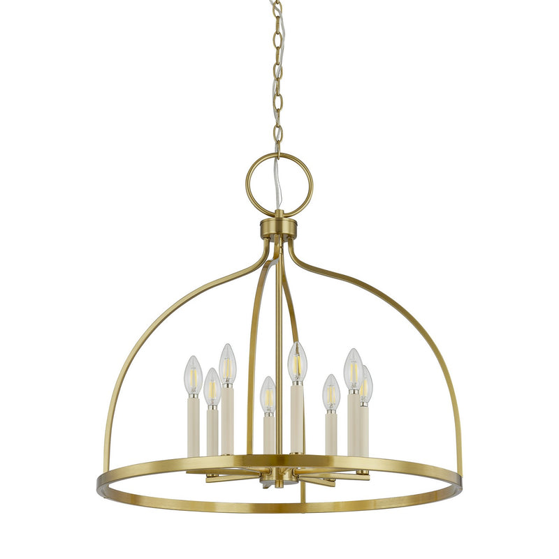 Forty West - 10323 - Eight Light Chandelier - Jane - Gold