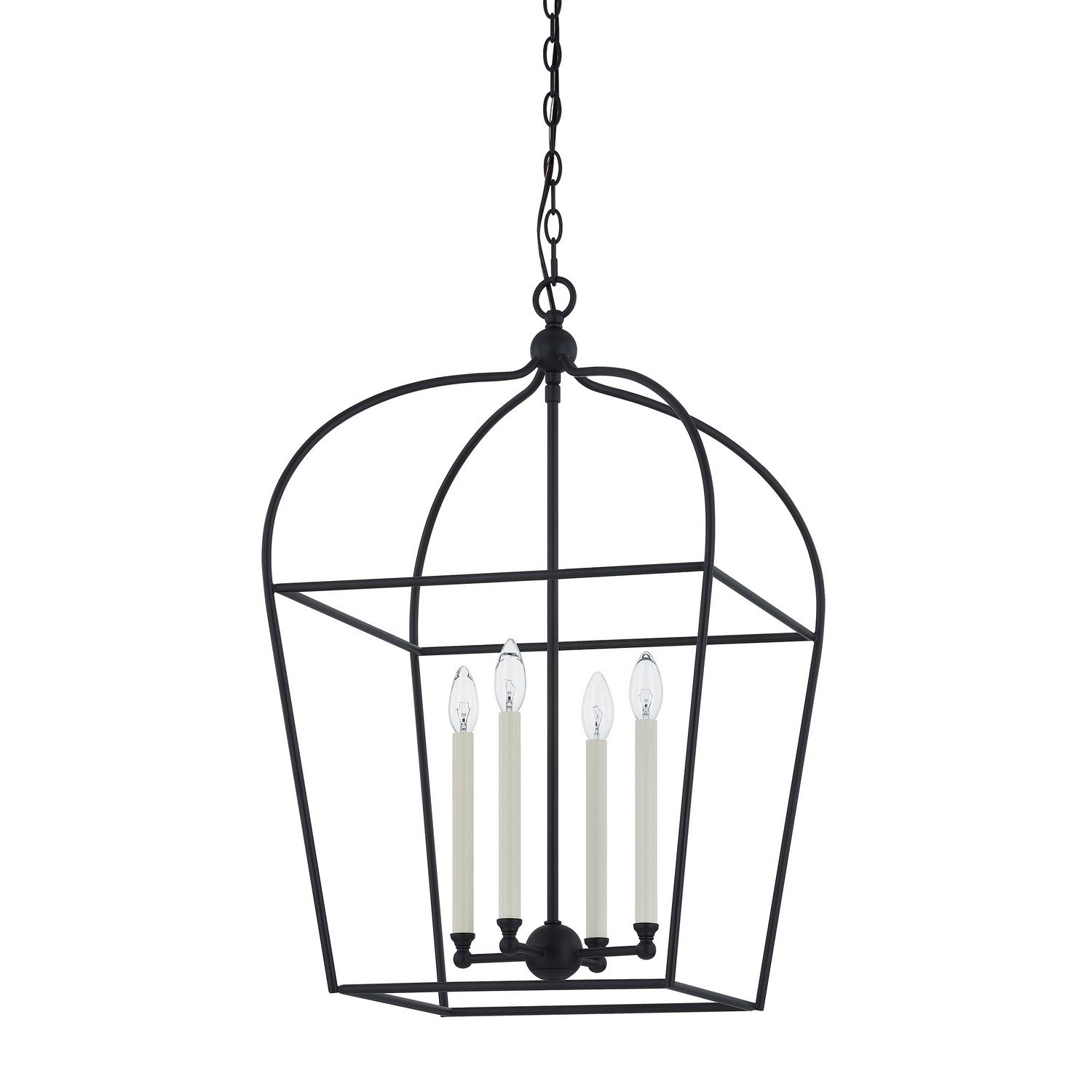 Forty West - 10331 - Four Light Pendant - Clarksdale - Black